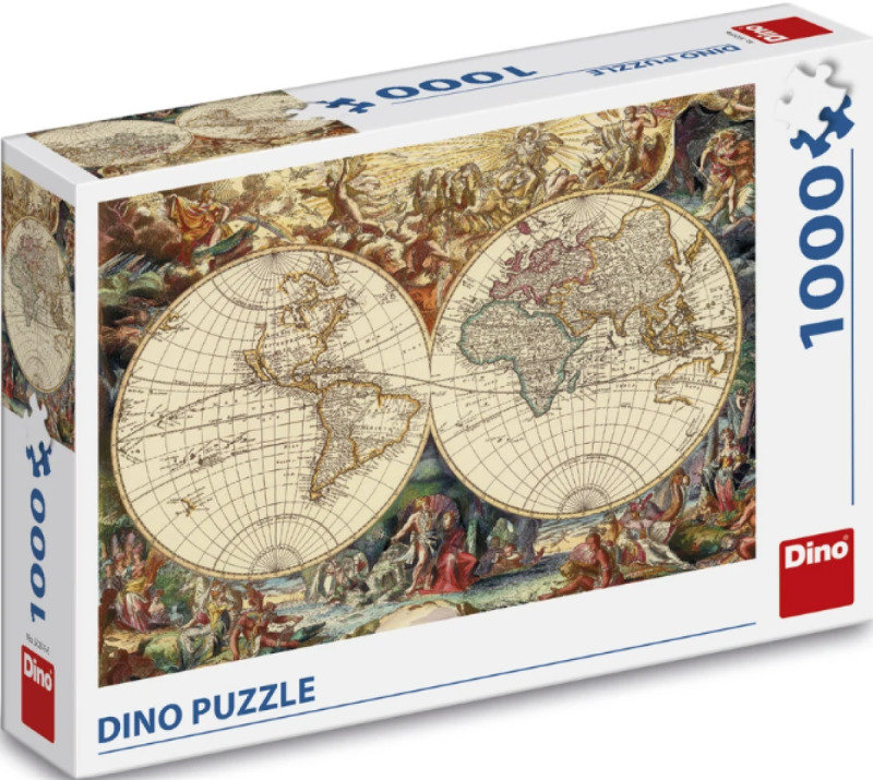 Dino Historická mapa 1000 dílků