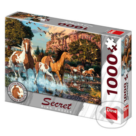 Puzzle Skrytí koně - 1000 dílků