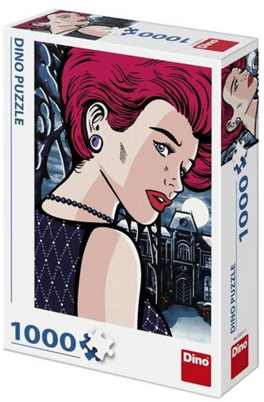 Puzzle Pop Art: Tajemná žena 1000 dílků