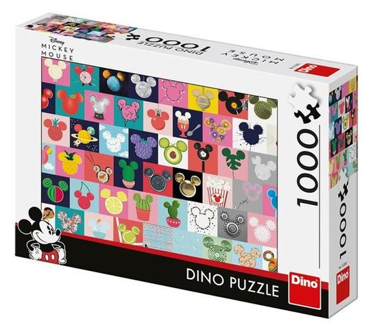 Puzzle 1000 dílků Mickey Mouse uši
