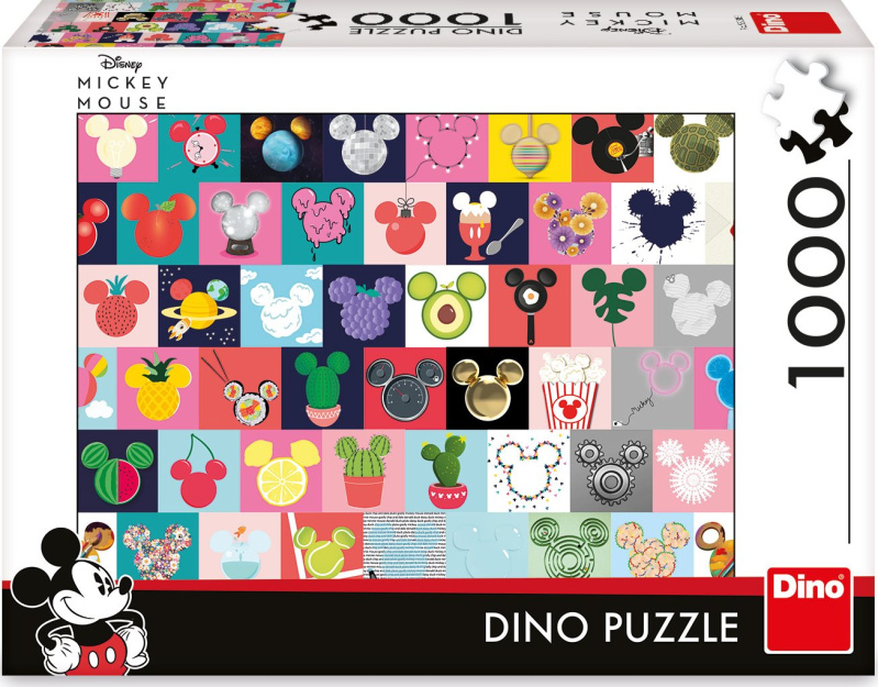 Puzzle 1000 dílků Mickey Mouse uši