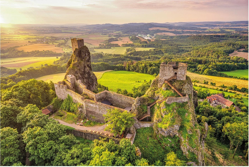 Puzzle Zřícenina Hradu Trosky 1000 Dílků