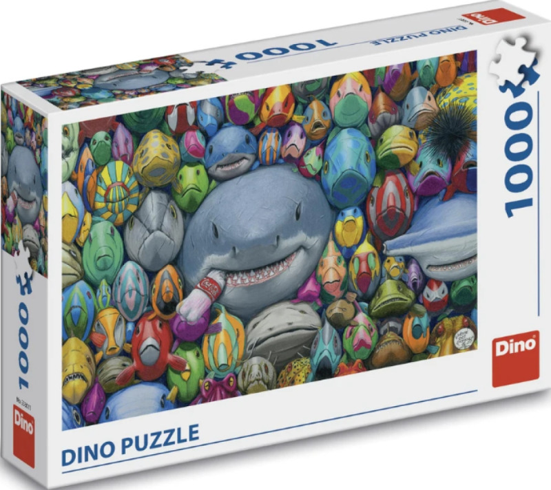 Dino Barevné rybičky 1000 dílků