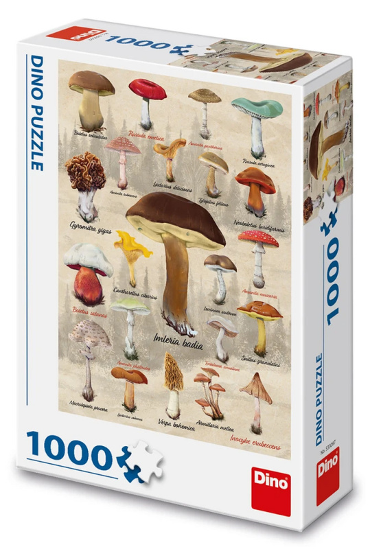 DINO Houby koláž 1000 dílků