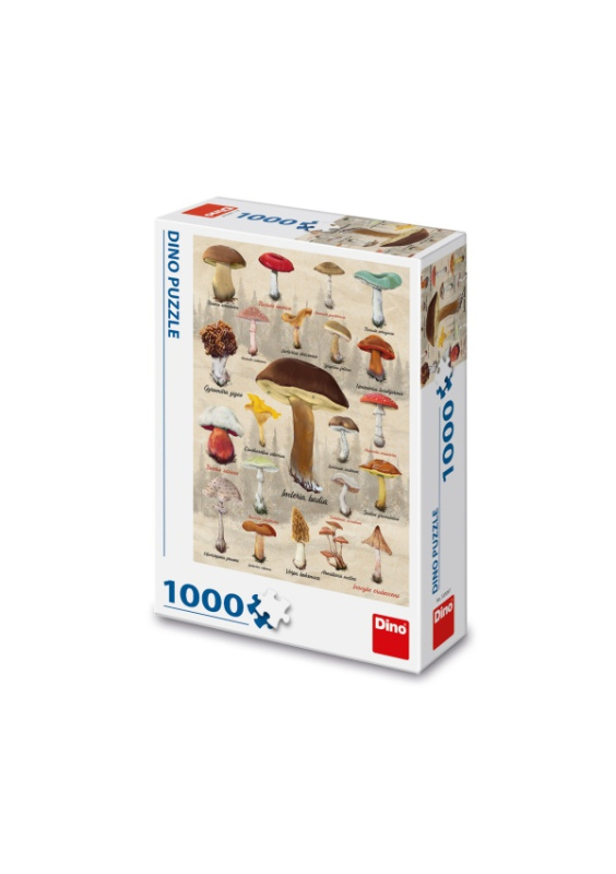 DINO Houby koláž 1000 dílků