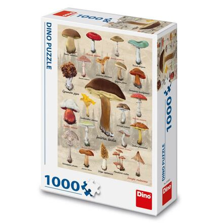 DINO Houby koláž 1000 dílků