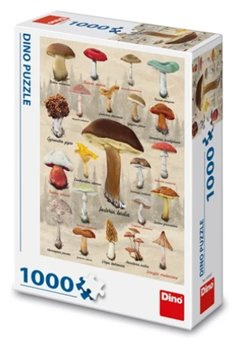 DINO Houby koláž 1000 dílků