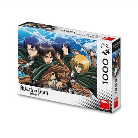 Puzzle Anime: Attack on Titan 1000 dílků DINO