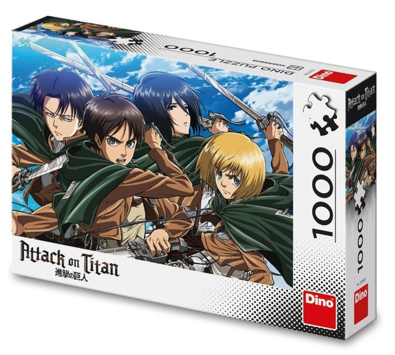 Puzzle Anime: Attack on Titan 1000 dílků DINO