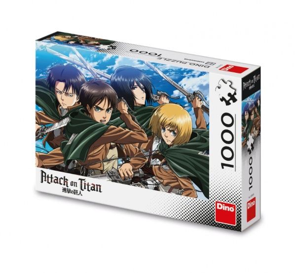 Puzzle Anime: Attack on Titan 1000 dílků DINO