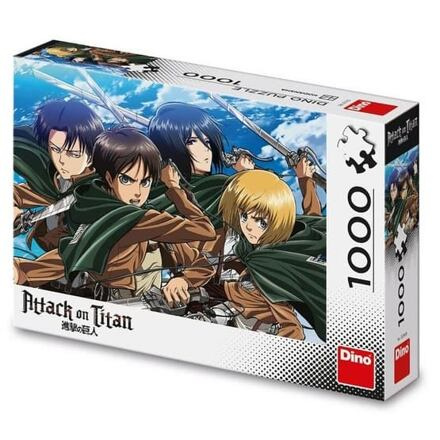 Puzzle Anime: Attack on Titan 1000 dílků DINO
