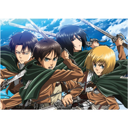 Puzzle Anime: Attack on Titan 1000 dílků DINO