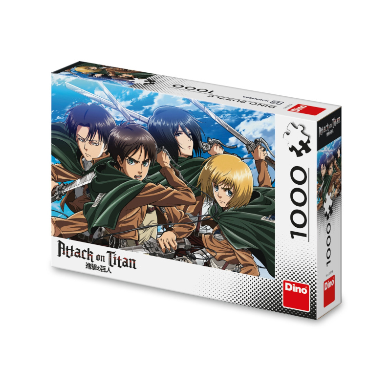 Puzzle Anime: Attack on Titan 1000 dílků DINO