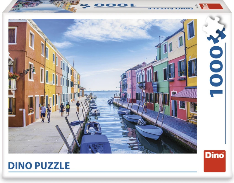 Puzzle Kanál v Benátkách 1000 dílků