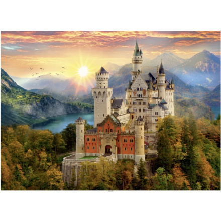Dino Puzzle Malovaný Neuswanstein 1000 dílků