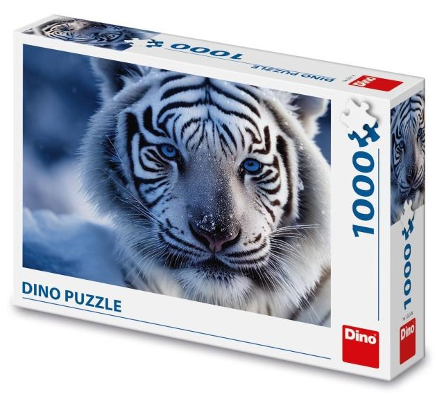 puzzle dino bílý tygr 1000 dílků