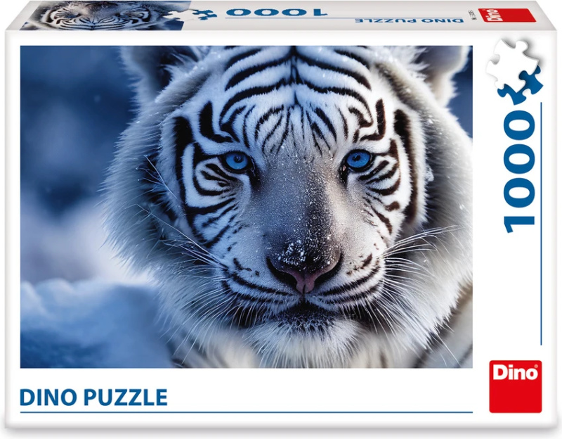 puzzle dino bílý tygr 1000 dílků
