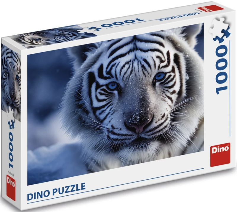 puzzle dino bílý tygr 1000 dílků