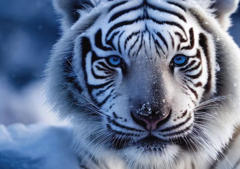 puzzle dino bílý tygr 1000 dílků