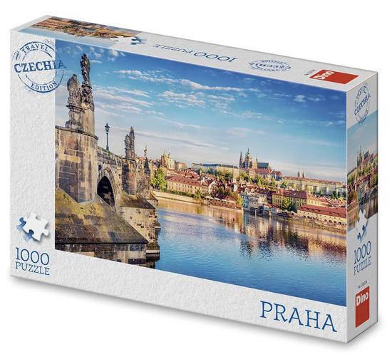 Puzzle Dino 1000 dílků Travel Czechia: Praha - Letní Hradčany
