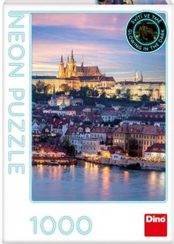 DINO Svítící puzzle Hradčany, Praha 1000 dílků