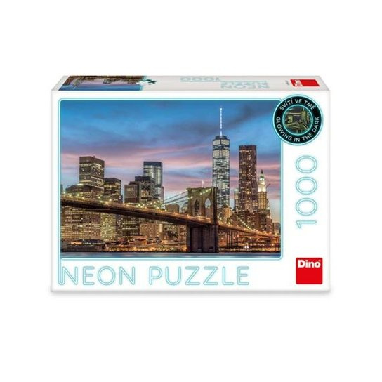 DINO Svítící puzzle New York 1000 dílků