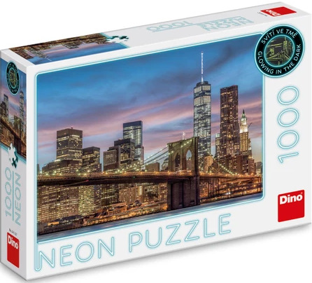 DINO Svítící puzzle New York 1000 dílků