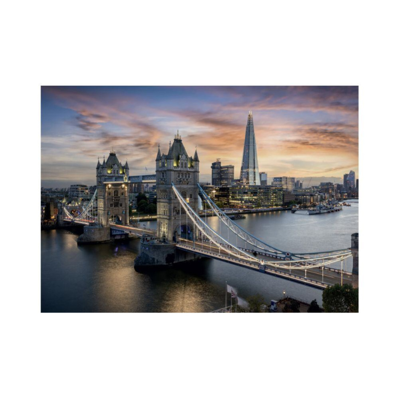 Puzzle Soumrak nad Tower Bridge 1000 dílků neon DINO
