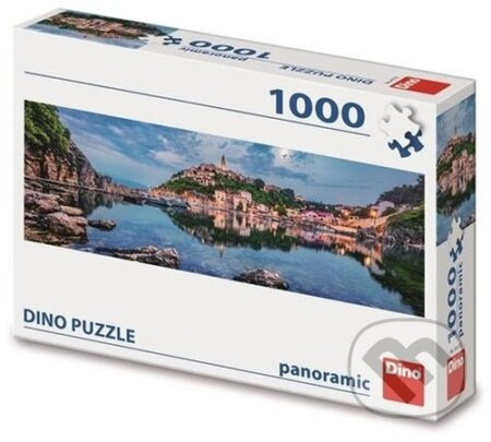 Puzzle Ostrov Krk panoramatické 1000 dílků