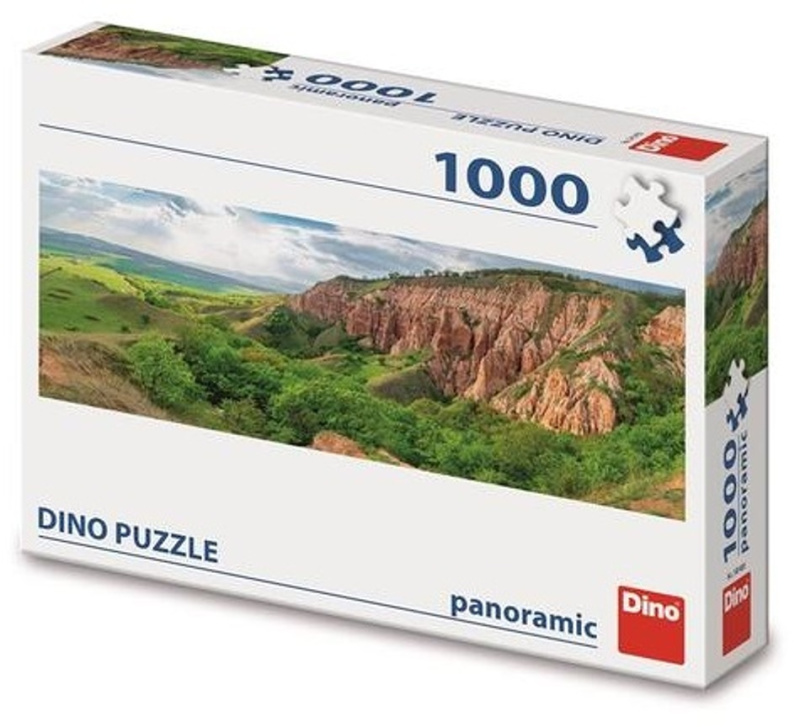 Panoramatické puzzle Červená rokle 1000 dílků