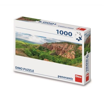 Panoramatické puzzle Červená rokle 1000 dílků