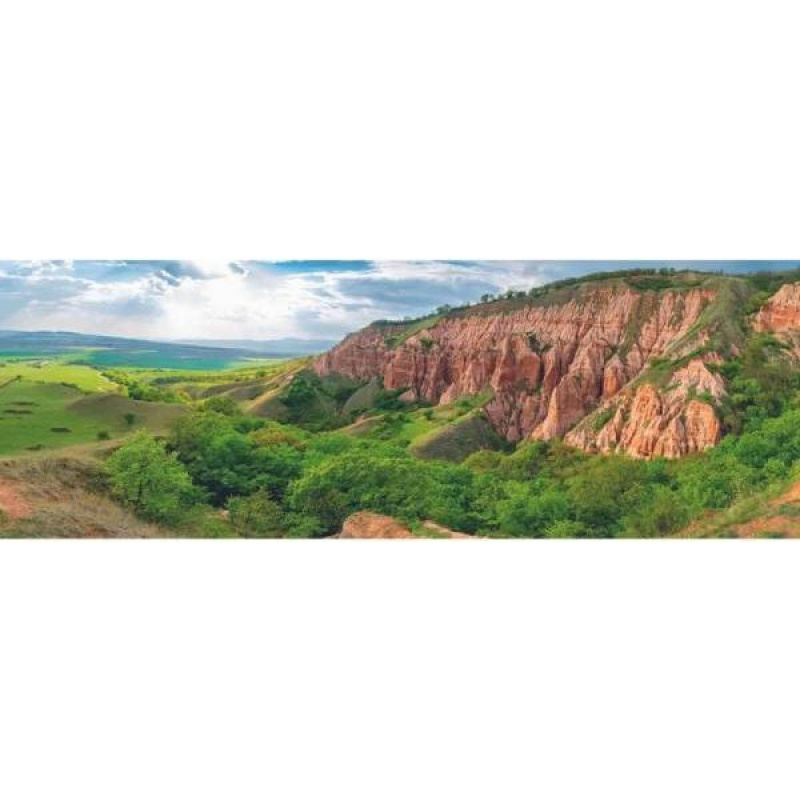 Panoramatické puzzle Červená rokle 1000 dílků