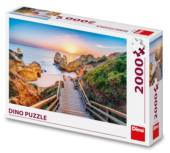 DINO puzzle Pláž Camilo 2000 dílků
