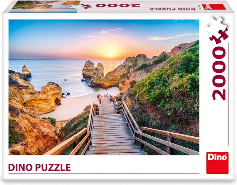 DINO puzzle Pláž Camilo 2000 dílků