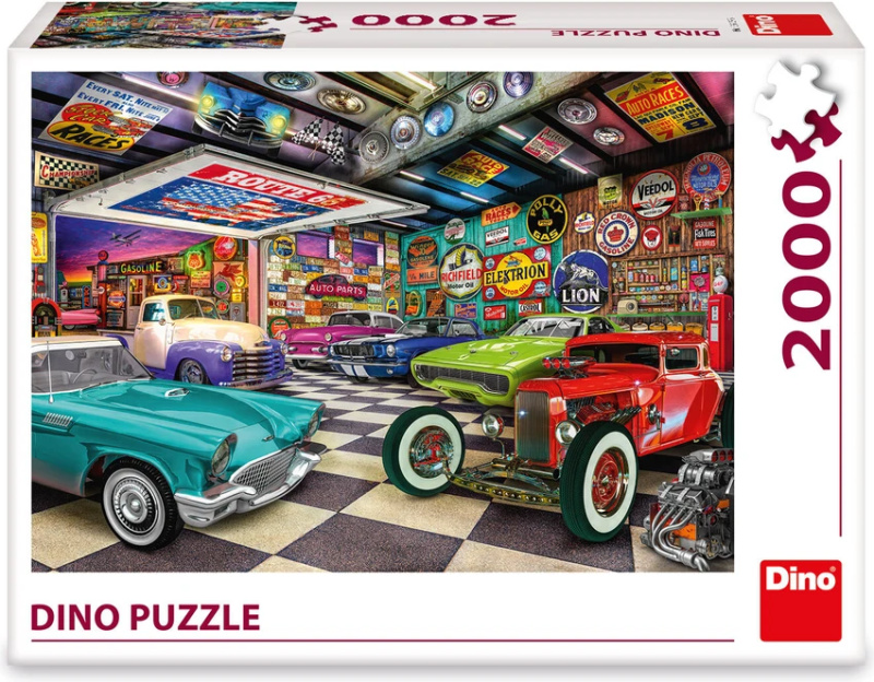 Dino puzzle sbírka veteránů 2000 dílků