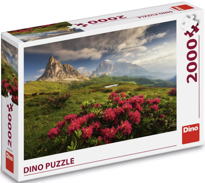 Puzzle DINO Italské Dolomity 2000 dílků