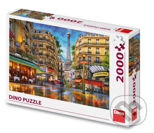 dino puzzle odlesky paříže 2000 dílků