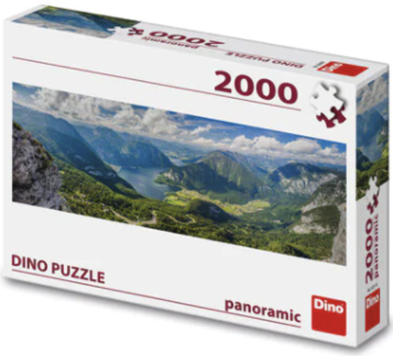 Panoramatické puzzle Alpy 2000 dílků