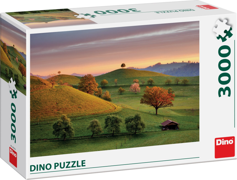 Pohádkový východ slunce - puzzle z kategorie Přírodní scenérie