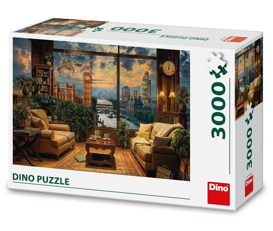 Puzzle 3000: Malovaný Londýn - puzzle z kategorie Umělecké