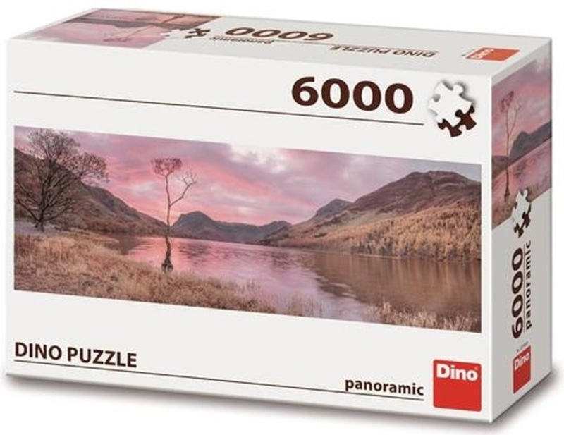 Jezero v horách - puzzle z kategorie Přírodní scenérie