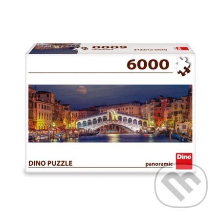 DINO Panoramatické puzzle Most Rialto 6000 dílků