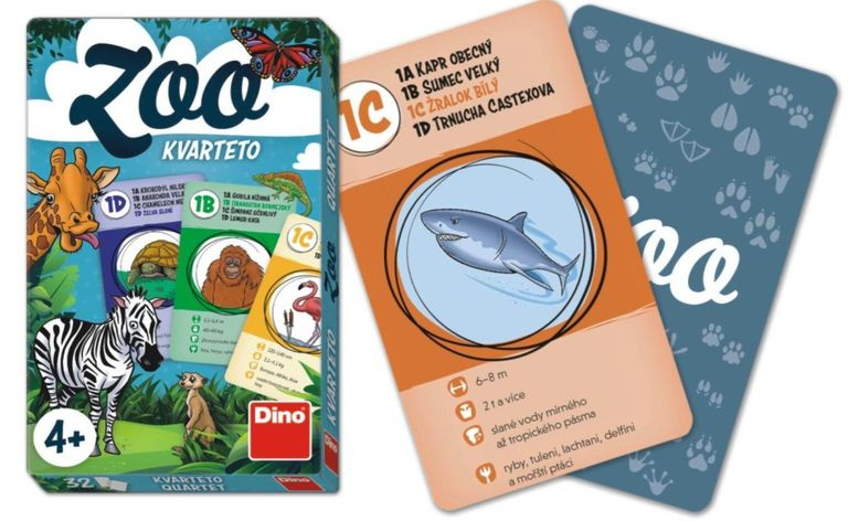 Kvarteto zoo karetní hra