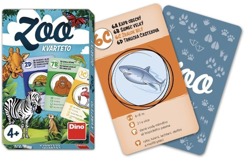 Kvarteto zoo karetní hra