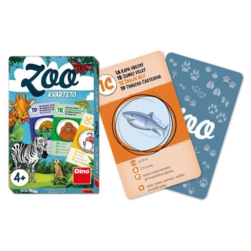 Kvarteto zoo karetní hra