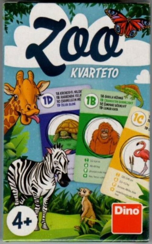 Kvarteto zoo karetní hra