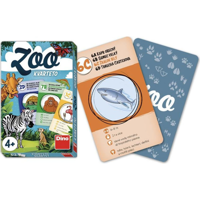 Kvarteto zoo karetní hra