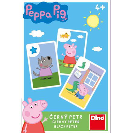 Dino Hrací karty Peppa Pig Černý Petr