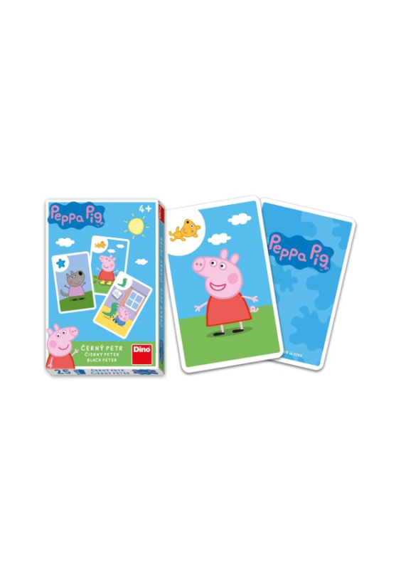 Dino Hrací karty Peppa Pig Černý Petr