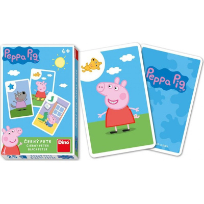 Dino Hrací karty Peppa Pig Černý Petr